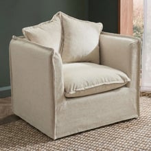 Montauk Upholstered Slipcover Armchair